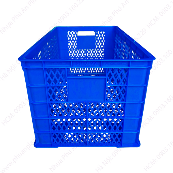 Thùng nhựa bánh xe KT 780x500x430 mm